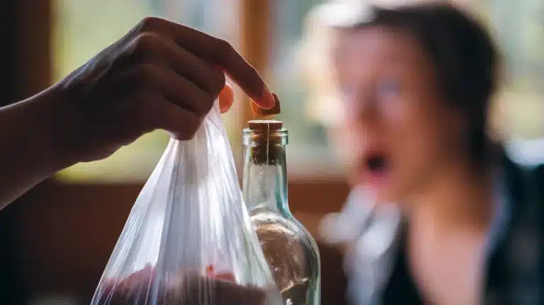 Korek wpadł do butelki? Ten gest z reklamówką robi coś, czego większość nie przewiduje w sekundę