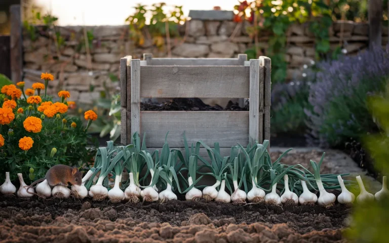 Szczury i myszy w ogrodzie? Co niewielu zauważa przy kompostowniku : gest, który je płoszy