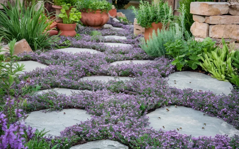 Tymianek zamiast spalonego trawnika : detal, którego wielu nie widzi, a latem zmienia wszystko