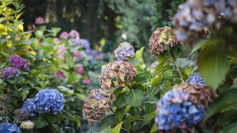 Hortensje więdną w środku lata : błąd, który robi wielu, a mało kto zauważa ten detal w 10 s