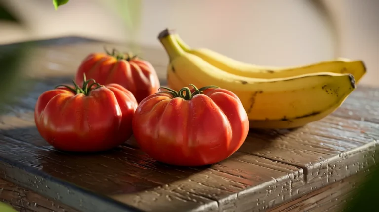 Pomidory obok bananów: to, co dzieje się potem, zaskakuje wielu osób