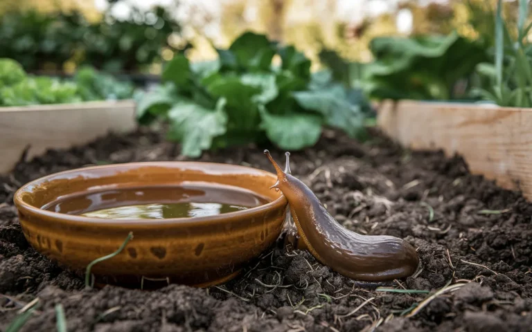 Napełniałem pułapki piwne co wieczór, ogrodnik uświadomił mi, że zwabiam ślimaki z okolicy