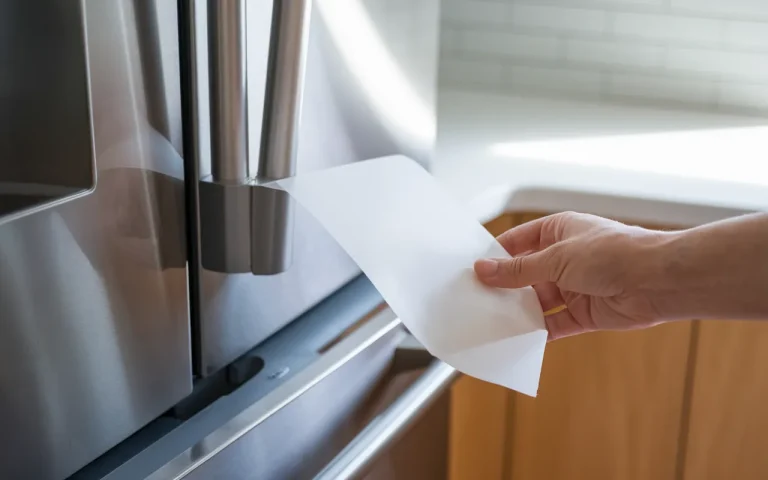 Włóż kartkę papieru w drzwi lodówki: test wykrywa nieszczelną uszczelkę i straty prądu