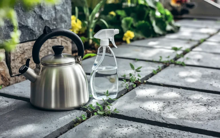 Taras zarasta chwastami? Dwa kuchenne akcesoria pomogą bez chemii, ale pod warunkiem