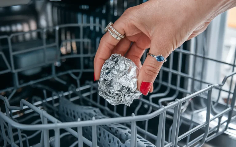 Włożyłam kulkę folii aluminiowej do zmywarki, tego efektu nikt mi nie uprzedził