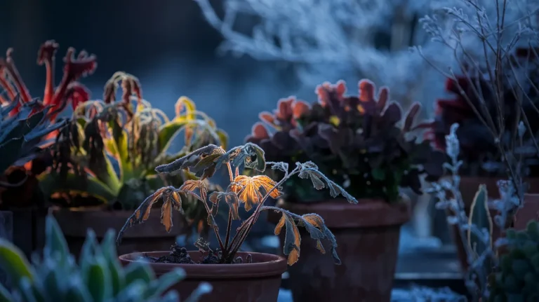 Gdy nocą temperatura spada poniżej tej granicy, rośliny w donicach są zagrożone