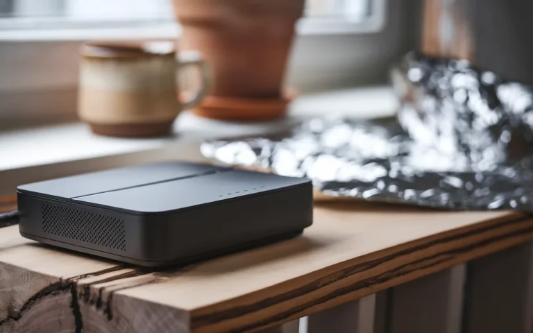 Położyłem folię aluminiową za routerem i zasięg Wi-Fi wreszcie dotarł do końca korytarza